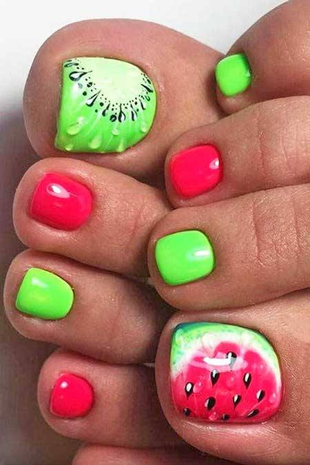 neon-toe-nail-designs-92_15 Modele de unghii Neon toe