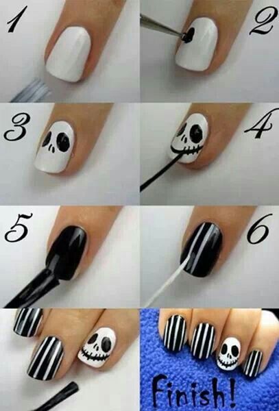 nightmare-before-christmas-nail-designs-28_7 Coșmar înainte de modele de unghii de Crăciun