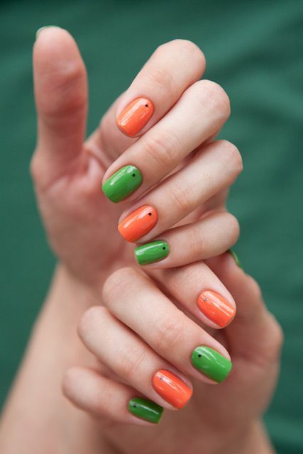 orange-and-green-nail-designs-93_6 Modele de unghii portocalii și verzi