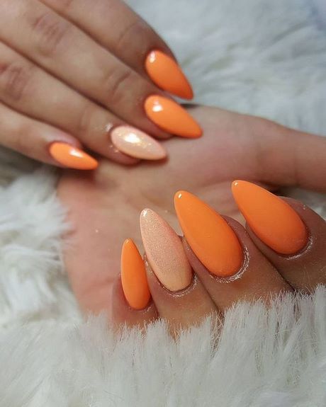 orange-nail-polish-designs-13_3 Modele de lacuri de unghii portocalii
