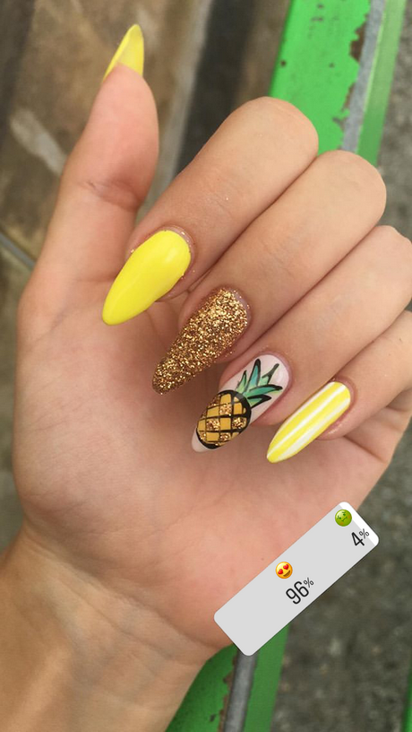 pineapple-design-nails-03_2 Cuie de design ananas