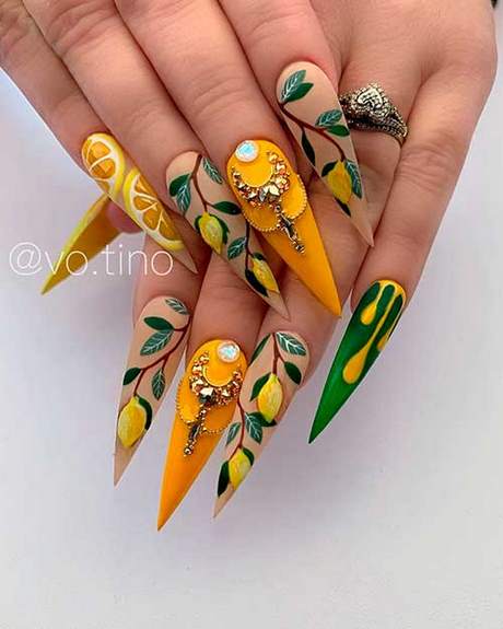 pineapple-nail-art-design-22_2 Ananas nail art design