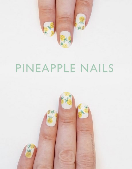 pineapple-nail-art-design-22_5 Ananas nail art design