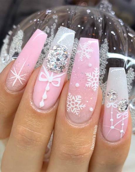 pink-christmas-nails-designs-02_19 Roz modele de unghii de Crăciun