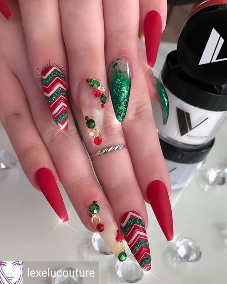 pink-christmas-nails-designs-02_8 Roz modele de unghii de Crăciun