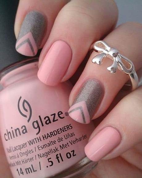 pink-gel-nails-with-design-82_11 Unghii gel roz cu design