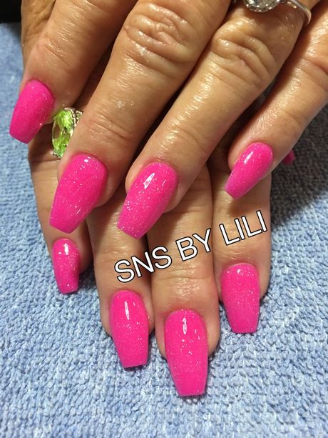 pink-nail-designs-sns-75_12 Modele de unghii roz SNS