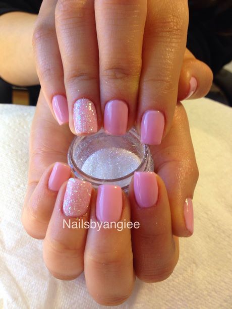pink-nail-designs-sns-75_14 Modele de unghii roz SNS