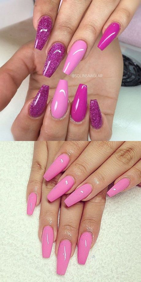 pink-nail-designs-sns-75_4 Modele de unghii roz SNS