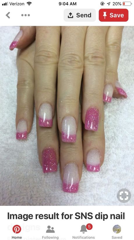 pink-nail-designs-sns-75_7 Modele de unghii roz SNS