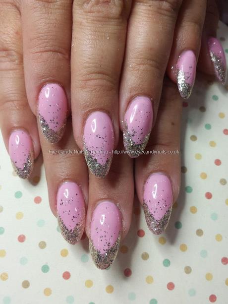 pink-nails-glitter-tips-35_12 Unghii roz sclipici sfaturi