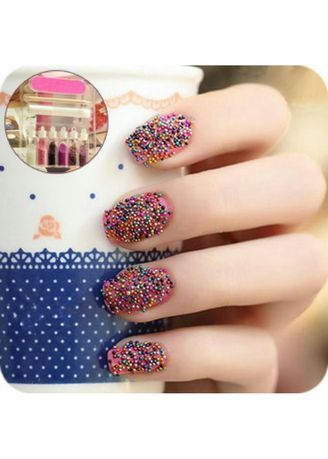 pink-nails-glitter-tips-35_4 Unghii roz sclipici sfaturi