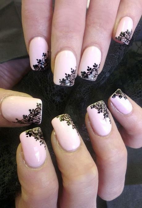 pink-nails-with-flower-design-22_4 Unghii roz cu design de flori