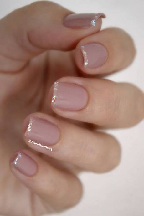 pink-nails-with-glitter-tips-89_10 Unghii roz cu sfaturi sclipici