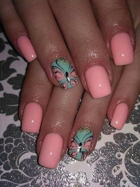 pink-pattern-nails-24_8 Unghii cu model roz