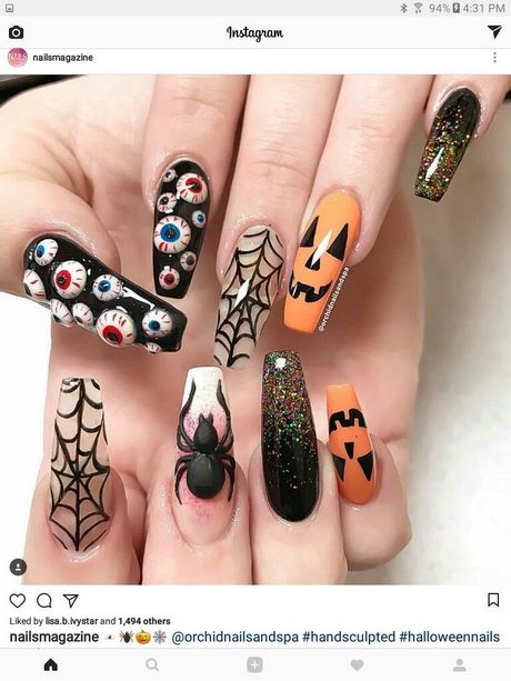pinterest-halloween-nail-designs-22_3 Pinterest Modele de unghii de halloween