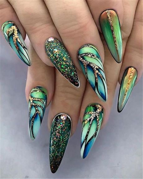 pretty-stiletto-nails-designs-35_5 Modele destul de unghii stiletto