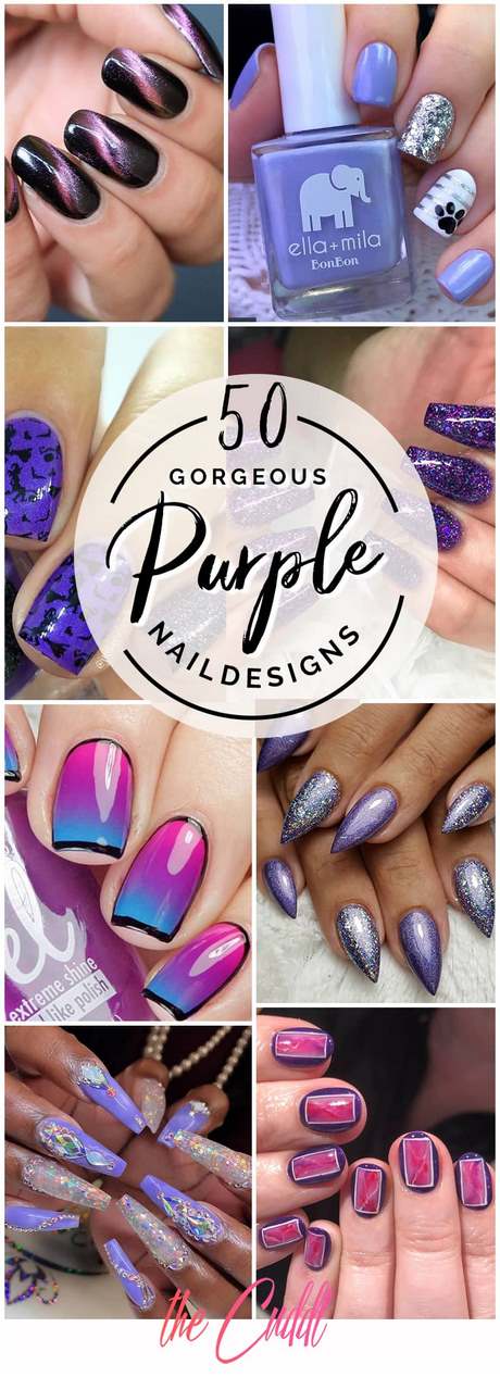 purple-and-glitter-nail-designs-22_14 Modele de unghii violet și sclipici