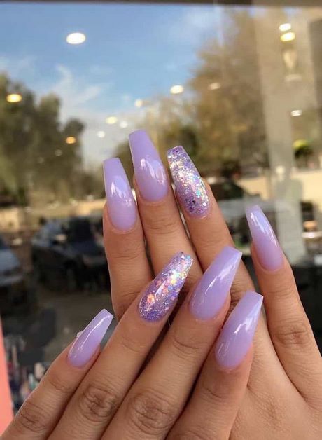 purple-and-glitter-nail-designs-22_4 Modele de unghii violet și sclipici