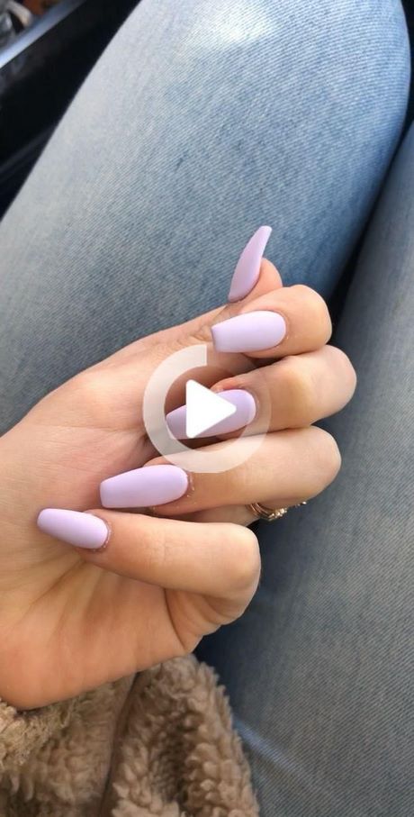 purple-matte-nails-with-design-08_2 Violet unghii mat cu design