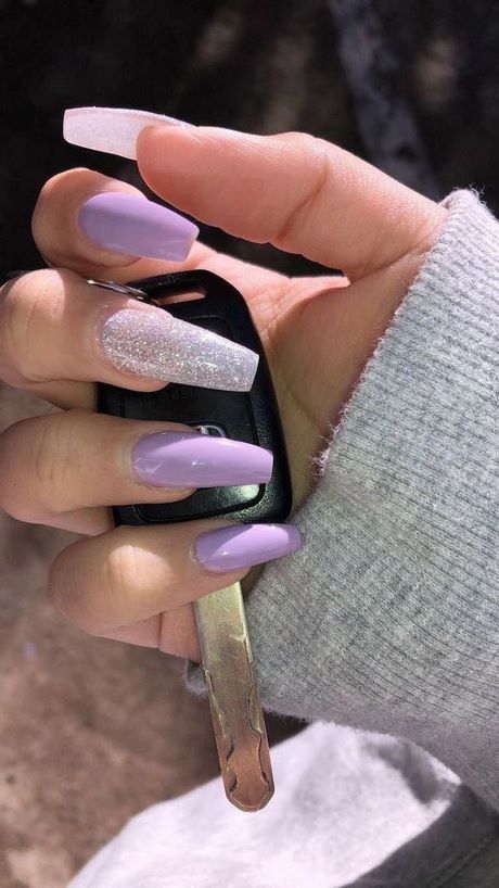 purple-summer-nail-designs-39_16 Modele de unghii de vară violet