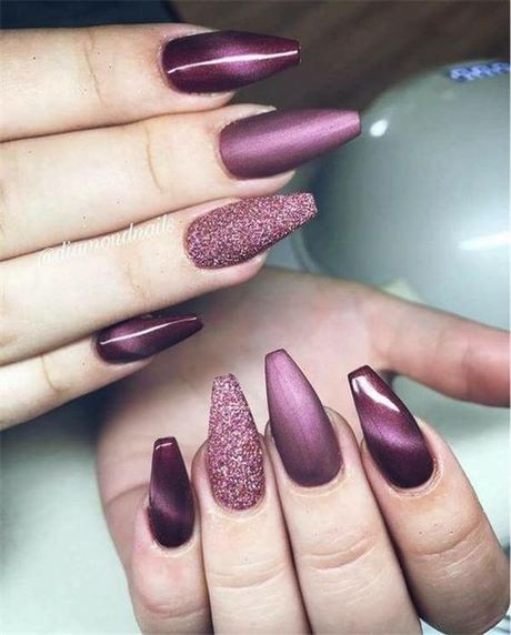 purple-summer-nail-designs-39_4 Modele de unghii de vară violet