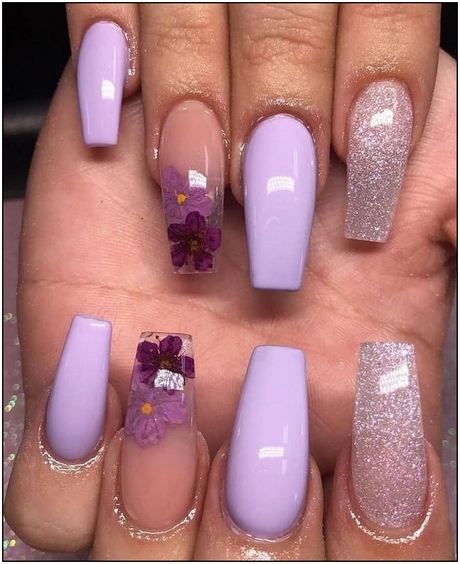 purple-summer-nail-designs-39_5 Modele de unghii de vară violet