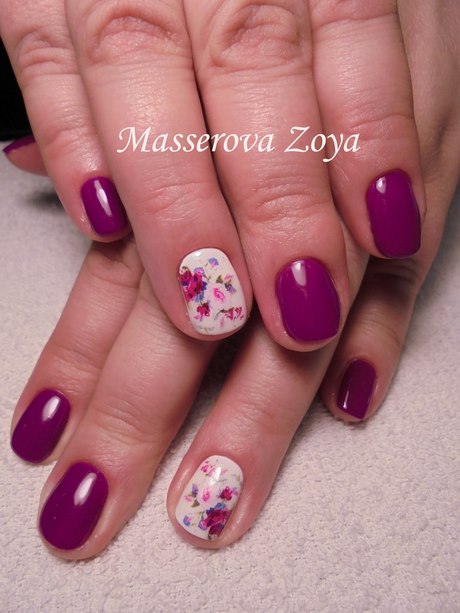 purple-summer-nail-designs-39_7 Modele de unghii de vară violet