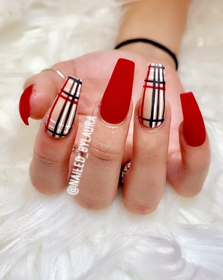 red-and-white-valentines-nails-37_11 Roșu și alb Valentine cuie