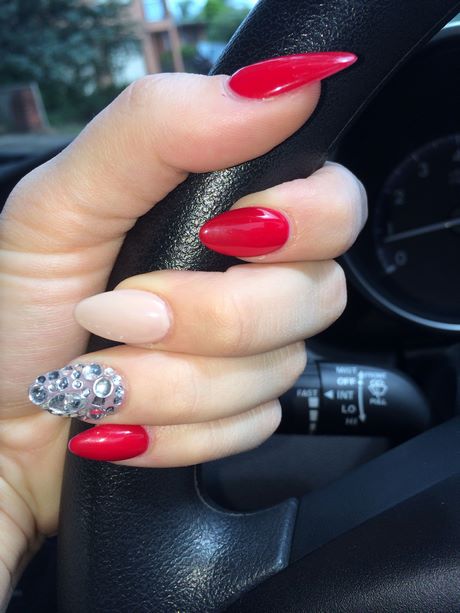 red-diamond-nail-design-72_13 Design de unghii cu diamante roșii