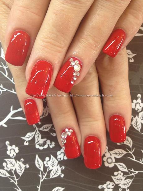 red-diamond-nail-design-72_14 Design de unghii cu diamante roșii
