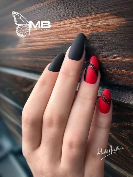 red-gel-nail-polish-designs-62 Modele de lacuri de unghii cu gel roșu