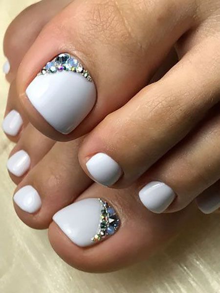 silver-toe-nail-designs-57_9 Modele de unghii de argint