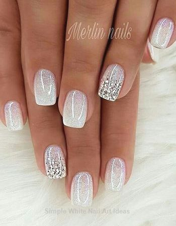 simple-white-nail-polish-designs-56_4 Modele simple de lacuri de unghii albe