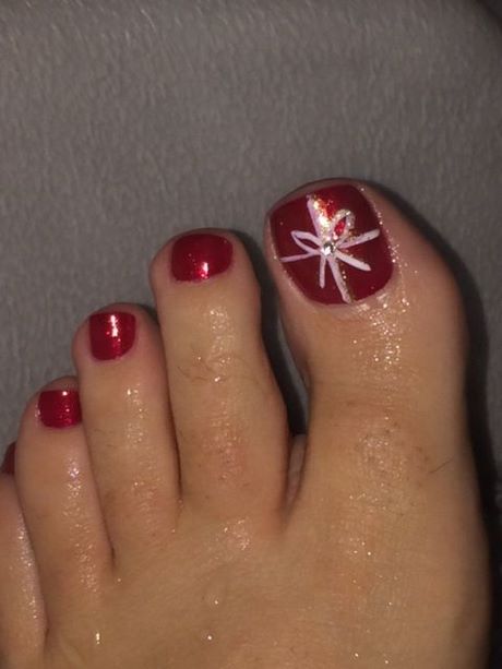 snowflake-toe-nail-design-46_2 Fulg de nea deget de la picior de design de unghii