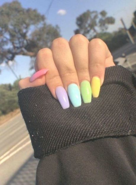 stiletto-nails-summer-colors-10_12 Stiletto unghii culori de vară