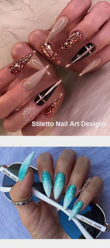 stiletto-nails-summer-colors-10_14 Stiletto unghii culori de vară