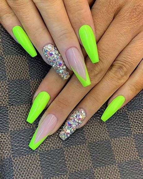 summer-neon-nail-designs-65_13 Modele de unghii neon de vară