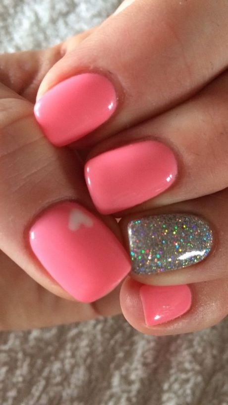 summer-pink-nail-designs-31_17 Modele de unghii roz de vară