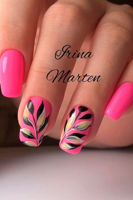 summer-pink-nail-designs-31_3 Modele de unghii roz de vară