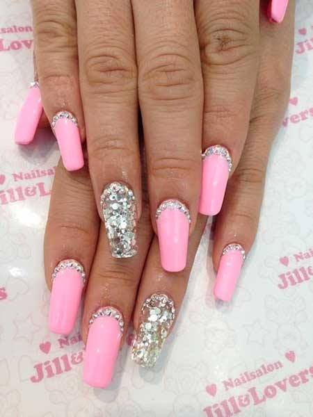 summer-pink-nail-designs-31_6 Modele de unghii roz de vară