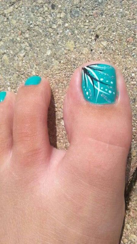 teal-and-pink-nail-designs-97_4 Modele de unghii Teal și roz