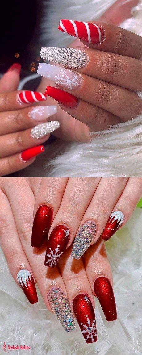 trendy-christmas-nails-78_4 Unghii de Crăciun la modă