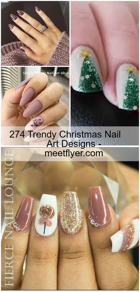 trendy-christmas-nails-78_5 Unghii de Crăciun la modă