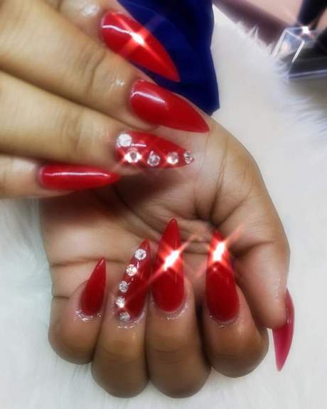 valentines-day-stiletto-nails-24_16 Ziua Îndrăgostiților stiletto Cuie