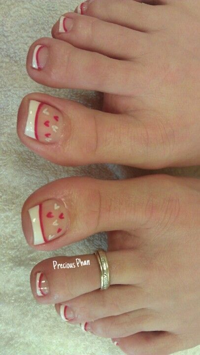 valentines-day-toe-nail-designs-22_19 Ziua Îndrăgostiților deget de la picior modele de unghii