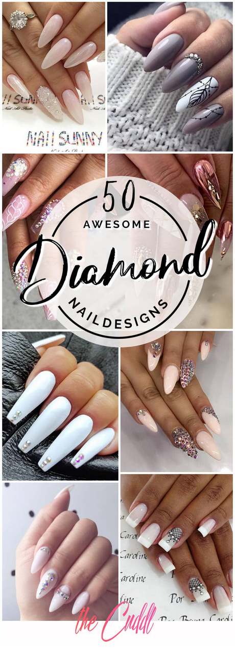 white-diamond-nail-designs-03_12 Modele de unghii cu diamante albe