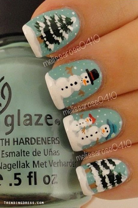 winter-holiday-nail-designs-98_18 Modele de unghii de vacanță de iarnă