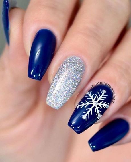 winter-holiday-nail-designs-98_5 Modele de unghii de vacanță de iarnă