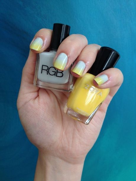 yellow-and-gray-nail-designs-86_2 Modele de unghii galbene și gri
